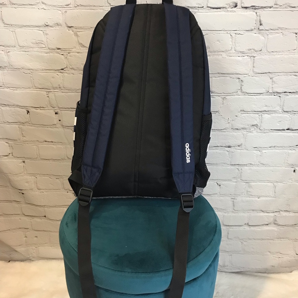 Adidas Classic 3 Stripes Backpack Euc - image 7